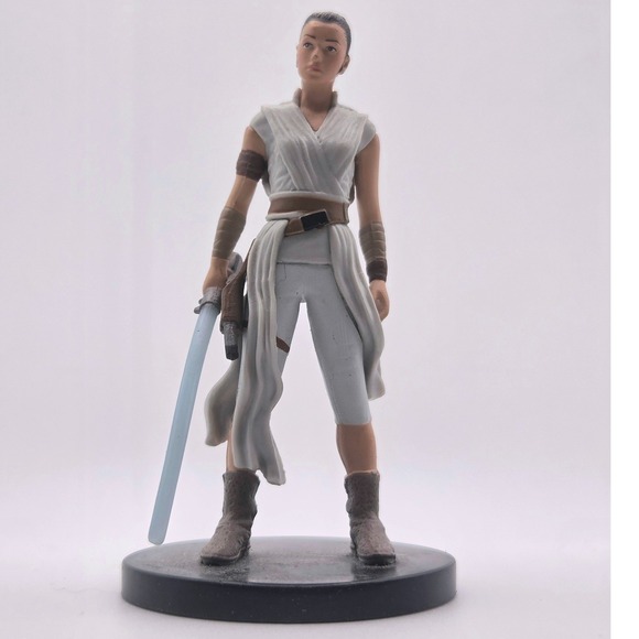 Disney Other - Disney Star Wars Rey Jedi Training Figure Small Grey Good Lucasfilm